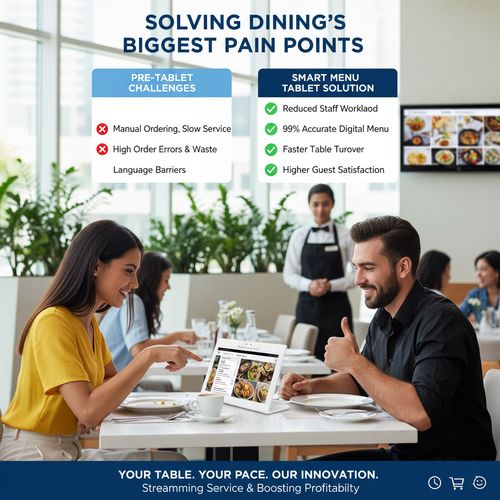 najnowsza sprawa firmy na temat Reinventing Dining Efficiency with Restaurant Ordering Tablets in Dubai
