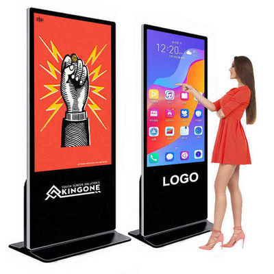 32-calowa interaktywna maszyna reklamowa Multi-Touch z wyświetlaczem HD 1080P / 4K i obsługą systemu Android / Windows