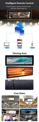 19 cali, na ścianie zamontowany maszynka reklamowa 1920x360 tablet Android