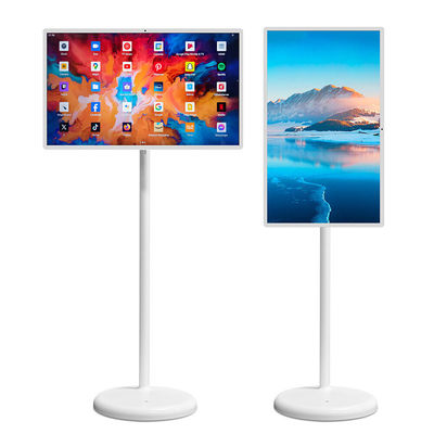 24calowy Stand By Me TV Wewnętrzny Android 12 Reklama Digital Signage Przenośny Podłogowy Smart TV