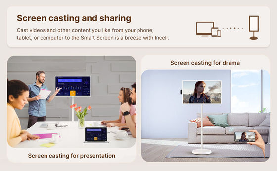 21" Android 12 System Stand By Me TV Smart Broadcast Machine Ekran dotykowy