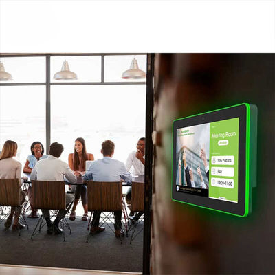 10,1-calowy tablet do inteligentnego domu z procesorem RK3566 i czterostronnym paskiem świetlnym LED - ścienny ekran sterowania Android