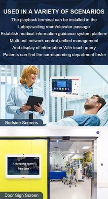 Szpital 15.6calowy tablet Android Tablety klasy medycznej z kamerą do obsługi połączeń