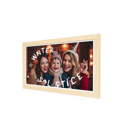 21.5Inch RK3588 Wooden Frame Android 13 Tablet POE NFC Wall Mounted Tablet PC do użytku reklamowego