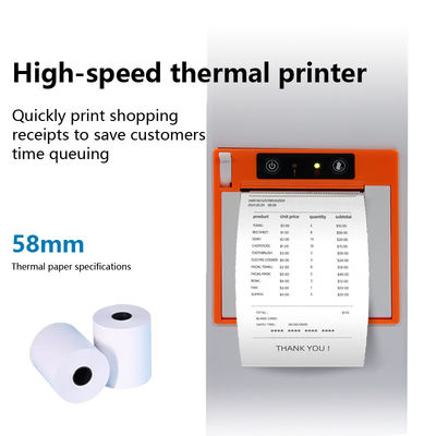 15.6+14 cali Terminal POS z podwójnym ekranem dotykowym z skanerem kodów kreskowych i drukarką termiczną do sprzedaży detalicznej