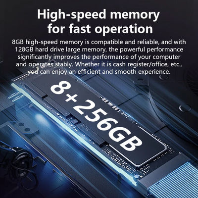 Nowy design 17-calowy N5095 CPU POS Maszyna 8+256GB Duża pamięć Win10 Kasa fiskalna POS Terminal