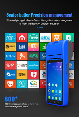 Smart NFC Mobile Payment Terminal 5.5 Inch Portable Pos Machine Inteligentny przenośny inteligentny terminal z drukarką