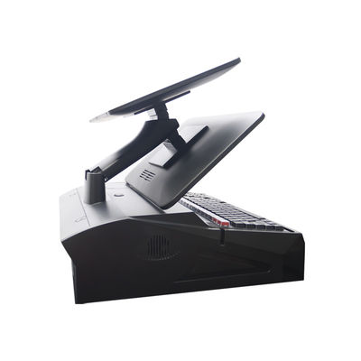 13.3/15.6-calowy system POS z dwoma ekranami dotykowymi, procesor I3, system Windows, terminal POS do sklepu detalicznego ze składaną podstawą