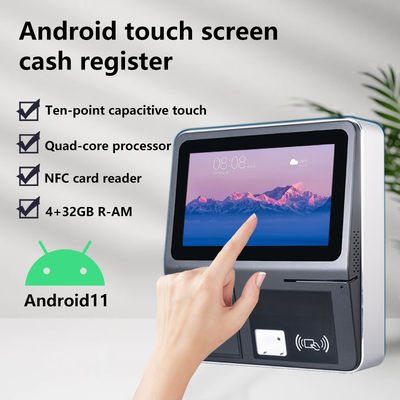 Technologia drukarki termotransferowej 11,6-calowy kiosk POS Android dla supermarketu i restauracji 4 GB 32 GB NFC 58 mm ekran dotykowy