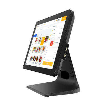 Restauracja w supermarkecie 15.6 Inch Win10 System kasy z jednoekranowym terminalem POS i pojemnym ekranem dotykowym