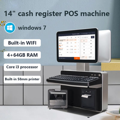 Supermarket Restauracja Sprzedaż detaliczna Kawiarnia Podwójny ekran Win 7/10 Android Cash Register POS Oprogramowanie z funkcją SDK