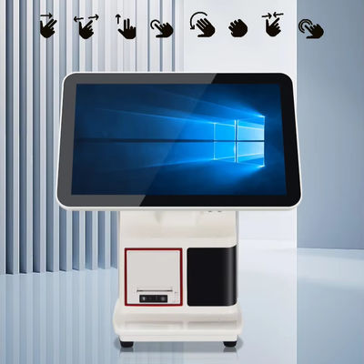 Androidowy system operacyjny 15,6-calowe urządzenie POS z dwoma ekranami dotykowymi do fakturowania Epos i kasy fiskalnej All in One