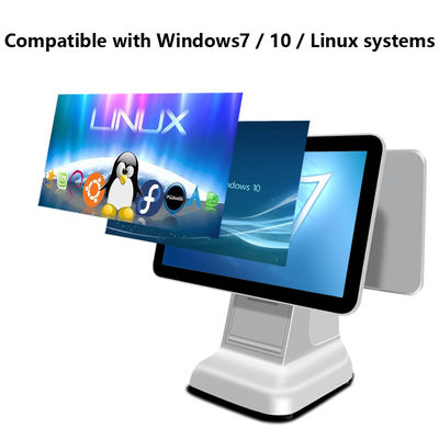 Terminal kasowy produktu 15,6 cala Android POS All in One Mini kasa fiskalna do supermarketu z kolorowym wyjściem drukarki