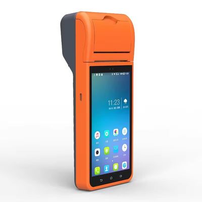 Monochromatyczna drukarka Wyjście Typ 5,5-calowy Android 8.1 PDA POS Terminal do usprawnionego przetwarzania zamówień w restauracji