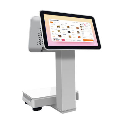 Przystępna cena Komercyjny urządzenie z podwójnym ekranem All-in-One POS Smart Cash Register Terminal Machine z 15,6-calowym ekranem i pamięcią 2G