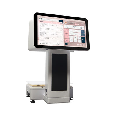 System POS w supermarkecie 15,6 cala Dual Touch Screen z wbudowaną drukarką bezprzewodową Protokół NFC Interfejs VGA
