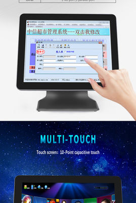 CE ROHS Zatwierdzony OEM Restauracja Detaliczna Drukarka do Rachunków Dotykowy POS Kasjer Maszyna Terminal POS Kasa Rejestrująca Wszystko w Jednym Systemie POS