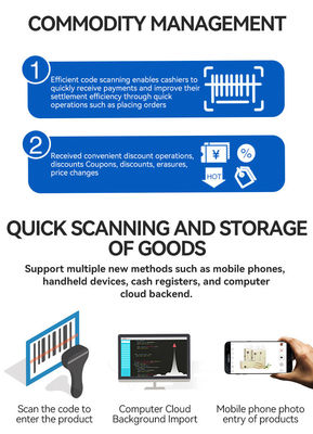 Termiczna drukarka zamówień restauracyjnych z rozdzielczością dla kas fiskalnych Win/Android POS 13,3/15,6 cala 1366*768