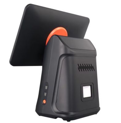 Punkt sprzedaży detalicznej (POS) 15,6-calowy terminal Android POS ze skanerem i drukarką, 4 GB pamięci DDR4, 64 GB pojemności dysku twardego