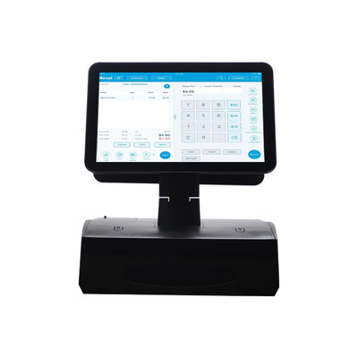 OEM ODM 15.6 Inch Dual Screen Win7 Pos Kasy N2840 Cpu 2+32GB Desktop POS Terminal z drukarką 58mm, klawiaturą