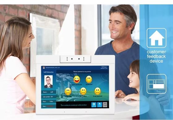 Desktop 10,1-calowy w kształcie L tablet Android PC wifi NFC ekran dotykowy quad core smart biurowy kiosk samoobsługowy użytek biznesowy