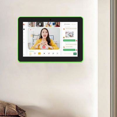 10.1calowy montaż na ścianie do użytku biznesowego Android 14 tablet PC ekran dotykowy Rockchip quad core światło LED do spotkań