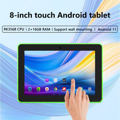 8-calowy tablet Android z 4-stronnymi światłami LED i POE NFC dla inteligentnego domu i rezerwacji sal konferencyjnych