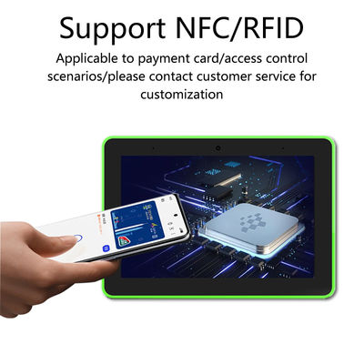8-calowy tablet Android z 4-stronnymi światłami LED i POE NFC dla inteligentnego domu i rezerwacji sal konferencyjnych