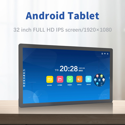 32calowy montaż na ścianie Komercyjny wyświetlacz Reklamy cyfrowe Android tablet PC NFC POE ekran dotykowy kiosk biznesowy