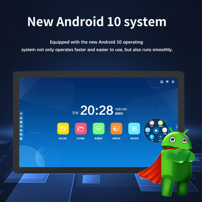 32calowy montaż na ścianie Komercyjny wyświetlacz Reklamy cyfrowe Android tablet PC NFC POE ekran dotykowy kiosk biznesowy