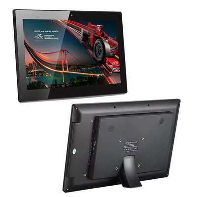 23,6-calowy monitor wideo LCD Digital Signage, reklamowy wyświetlacz, czterordzeniowy procesor Rockchip, zasilanie POE, NFC, 4 GB RAM, 32 GB pamięci, ekran dotykowy dla sklepów detalicznych
