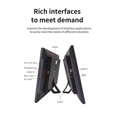 23,6-calowy monitor wideo LCD Digital Signage, reklamowy wyświetlacz, czterordzeniowy procesor Rockchip, zasilanie POE, NFC, 4 GB RAM, 32 GB pamięci, ekran dotykowy dla sklepów detalicznych
