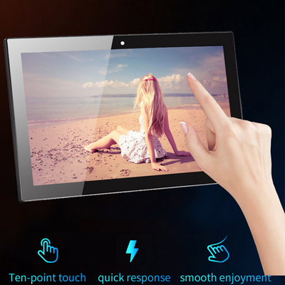 23,6-calowy monitor wideo LCD Digital Signage, reklamowy wyświetlacz, czterordzeniowy procesor Rockchip, zasilanie POE, NFC, 4 GB RAM, 32 GB pamięci, ekran dotykowy dla sklepów detalicznych