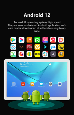 ścienny 24-calowy tablet z systemem Android 12, komputer PC, POE, NFC, ekran dotykowy LCD, komercyjny wyświetlacz, odtwarzacz wideo do reklam cyfrowych