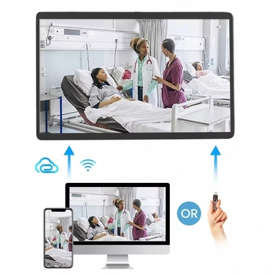 ścienny 24-calowy tablet z systemem Android 12, komputer PC, POE, NFC, ekran dotykowy LCD, komercyjny wyświetlacz, odtwarzacz wideo do reklam cyfrowych