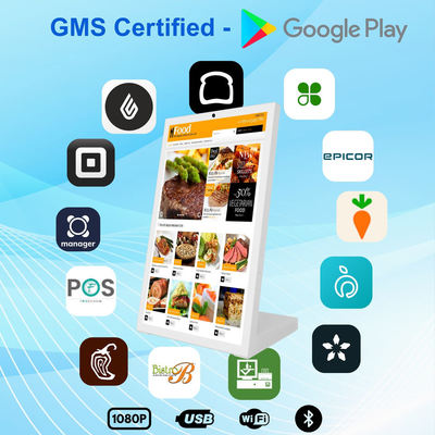 15,6-calowy tablet NFC dla handlu detalicznego, Rockchip, czterordzeniowy, w kształcie litery L, tablet z systemem Android, do zamawiania w restauracji