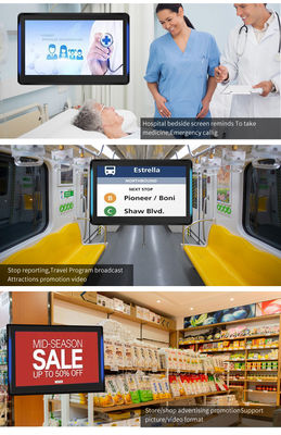 15,6-calowy, montowany na ścianie tablet POE z zasilaniem, RK3566, Android, PC, LED, system rezerwacji sal konferencyjnych