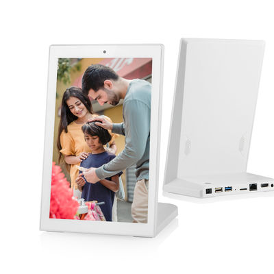 8-calowy kiosk biznesowy w kształcie litery L z ekranem dotykowym, tablet Android, komputer obsługi klienta