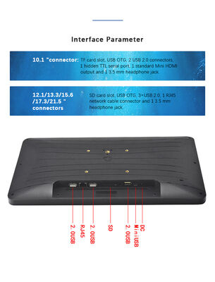 Na ścianie 32calowy wyświetlacz reklamowy z cyfrowymi napisami wyświetlacz tablet Android PC POE funkcja wifi NFC