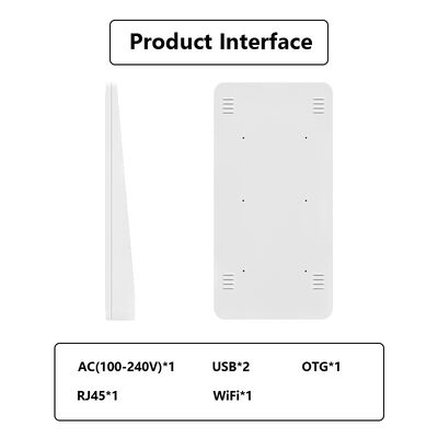 32-calowy android 14 wewnętrzny SDK montowany na ścianie AI Digital Signage Reklama Ekran dotykowy Plakat Wyświetlacz Wirtualny Człowiek Sklep Hotel