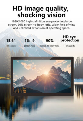 ścienny uchwyt 15,6 cala 1080p IPS Windows 10 OS tablet PC POE NFC RJ45 Wi-Fi ekran dotykowy biznesowy wyświetlacz reklamowy