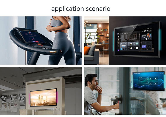 15.6 cali RK3566 Quad Core Android Tablet PC z LED Light Bar do użytku na ścianie w sali konferencyjnej