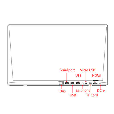 15.6-calowy ekran IPS Android 8.1 All-in-One Touch Screen PC z 10-punktowym pojemnościowym dotykiem do użytku komercyjnego