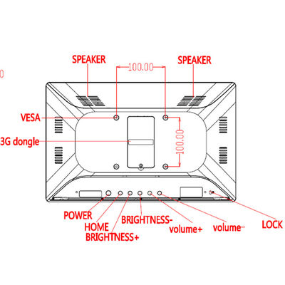 8GB ROM WIFI RJ45 POE 15,6 cala All In One Touch Screen PC Ultra Thin