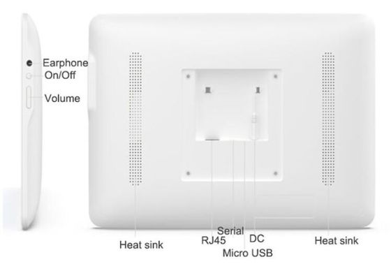 13.3 cali FHD Tablet Medyczny PC ONE Button Call IPS POE RJ45 Lan Port