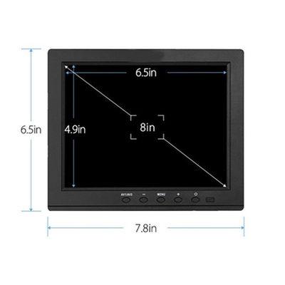 9~36VDC 800x480 8-calowy LCD Monitor CCTV Z BNC AV HDMI USB