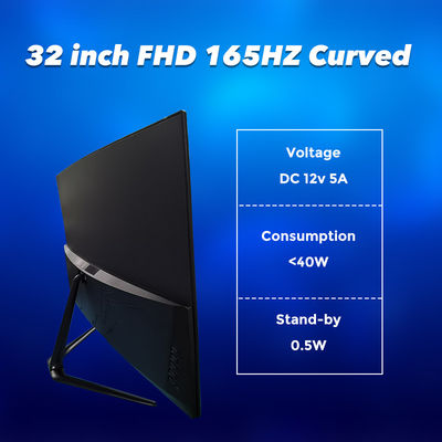 FCC 165HZ 350cd/M2 Gaming Desktop Monitor Usd Hdmi DP For Internet Cafe