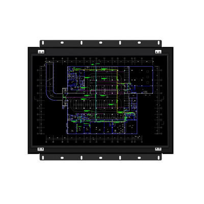 Kiosk 15-calowy DC12v Otwarty ekran dotykowy Monitor VGA HDMI USB