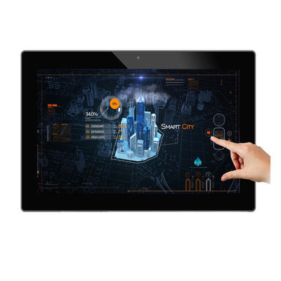 18.5 cala bez ramki, tablet z reklamą na ścianie z stołem do pulpitu