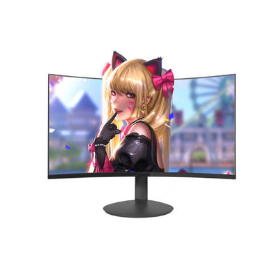 Czarny pulpit 2ms 1080p 60hz Skrzywiony Monitor / Monitory PC LCD